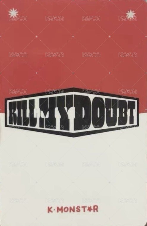 KILL MY DOUBT km 台北 簽售卡 小分隊 背面