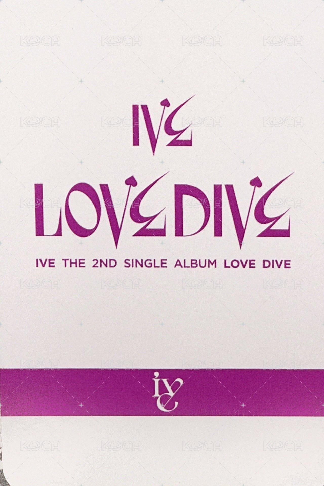LOVE DIVE ny 簽售卡 1.0秋 背面