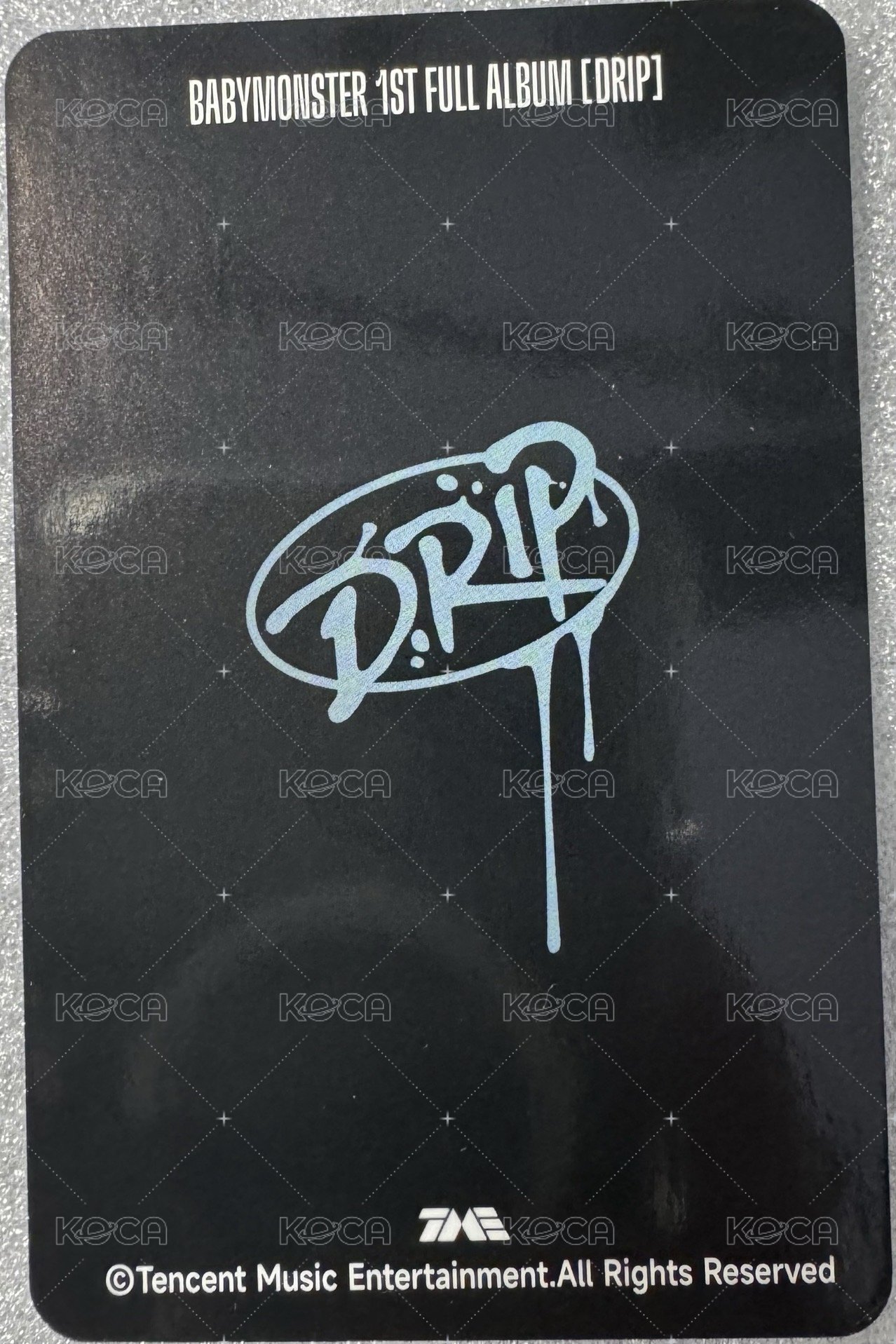 DRIP QQ音樂 星光卡 QQ音樂 二星 星光卡 Chiquita 背面