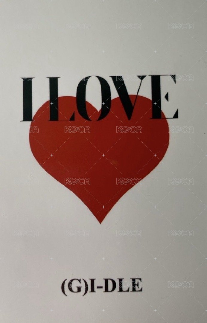 I LOVE KMStore 特典卡  背面