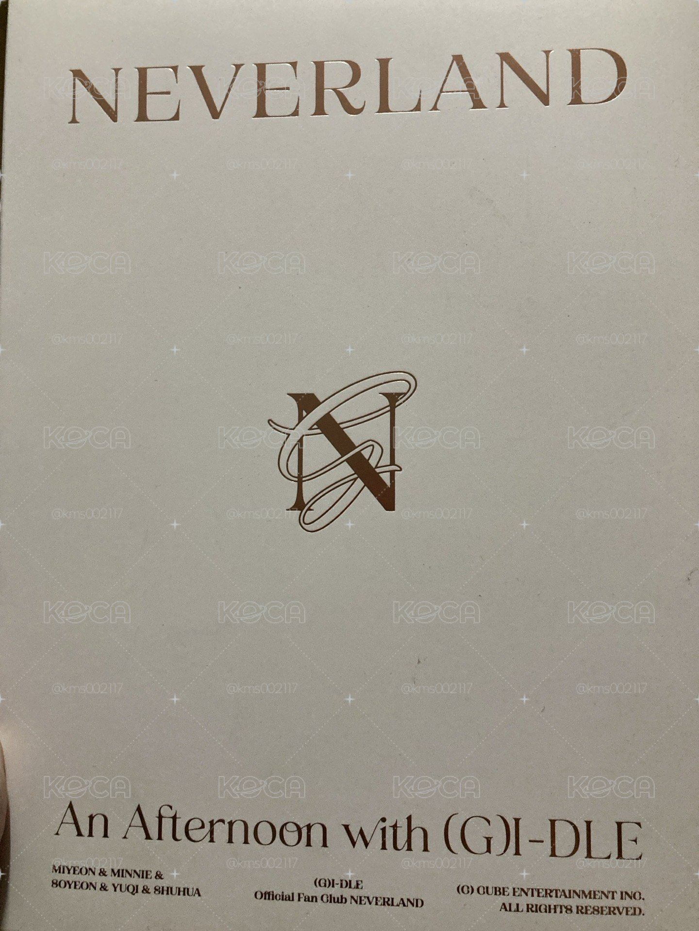 NEVERLAND四期會員禮
