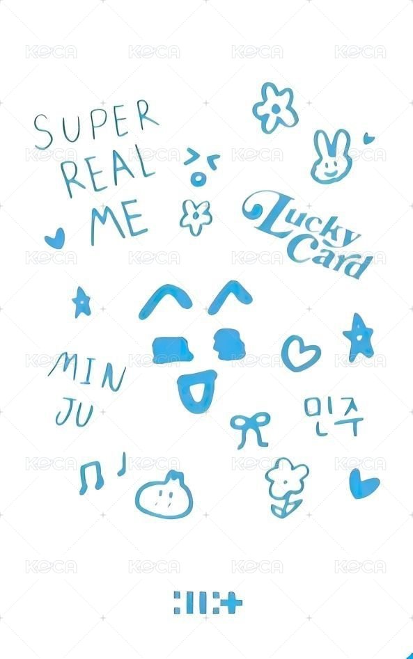 SUPER REAL ME 專輯卡 SUPER ME ver.  背面