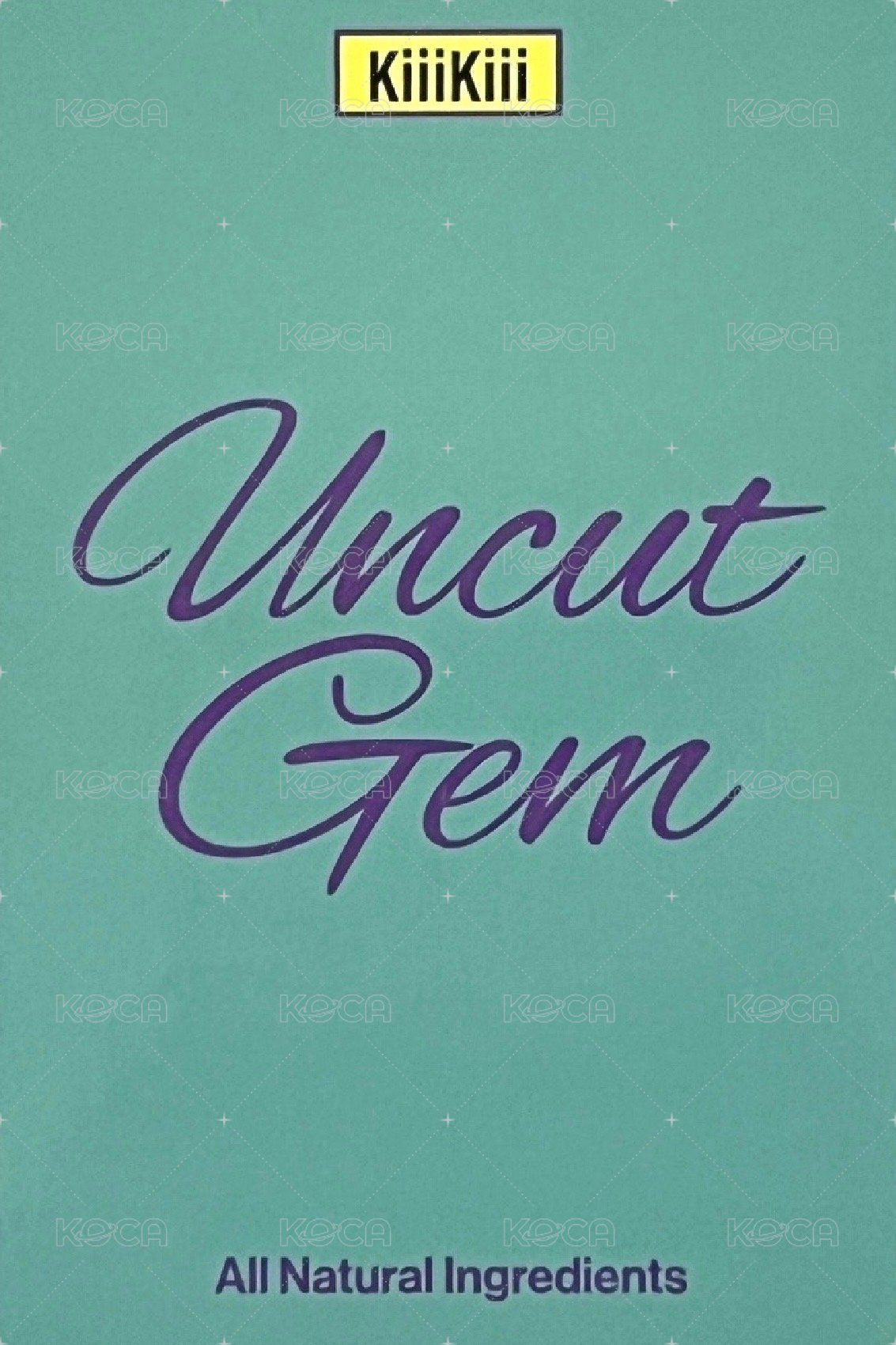 UNCUT GEM 打歌卡 I DO ME 1.0 背面