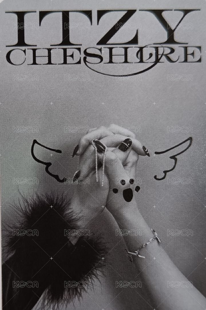 CHESHIRE 專輯卡 ITZY 留翎雙人卡 專卡 背面
