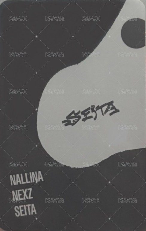 NALLINA 專輯卡 ｜bored ver. 背面