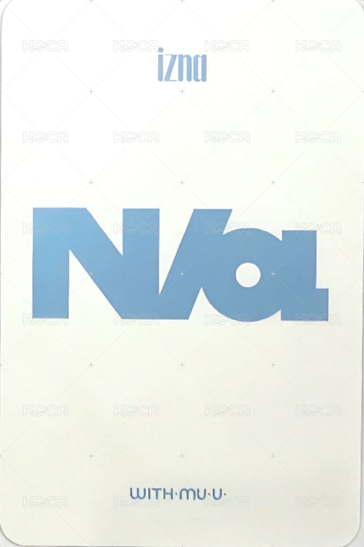 N/a wm 7.0 簽售卡  背面