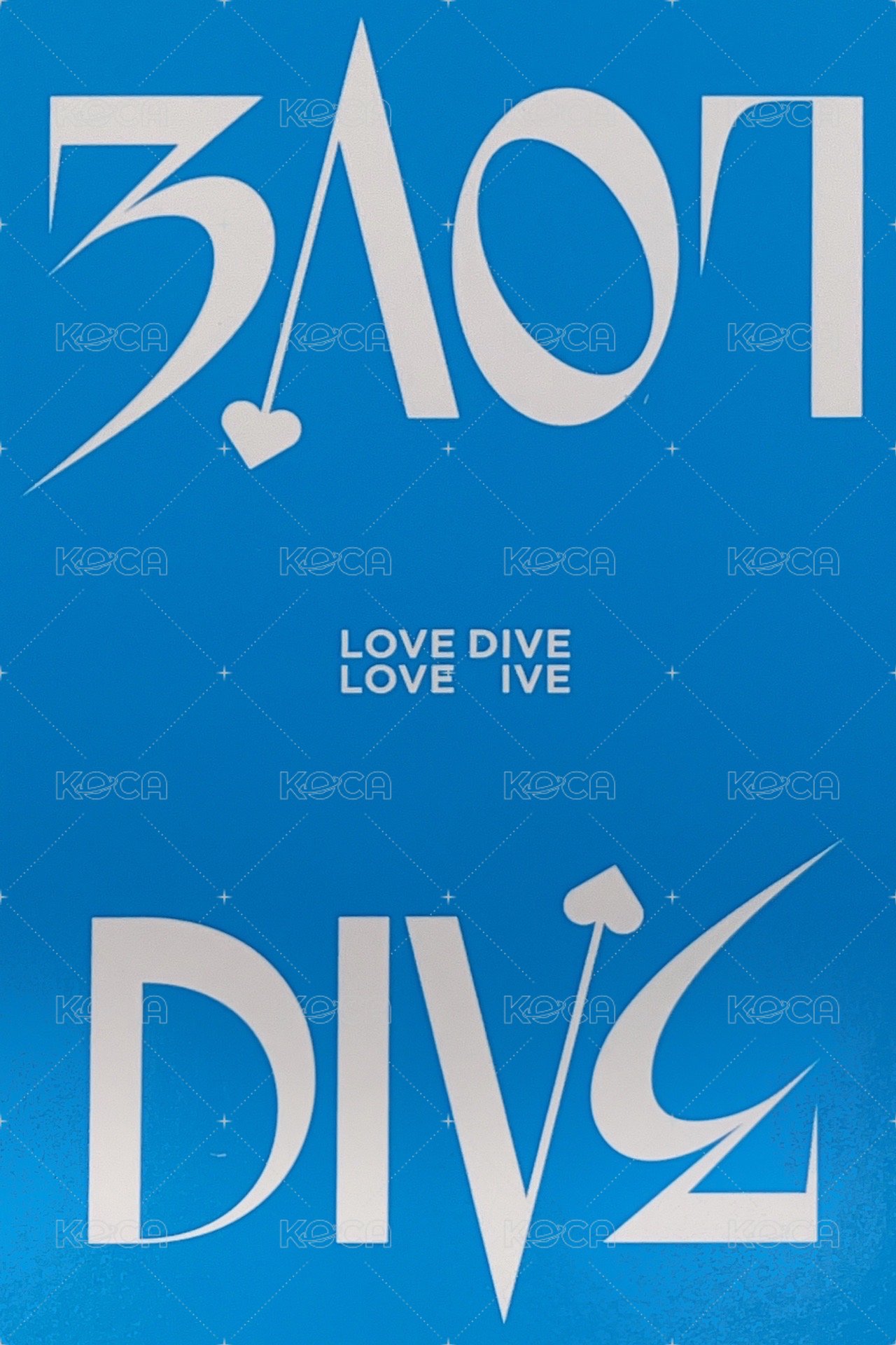 LOVE DIVE 星船 特典卡 PB版秋 背面