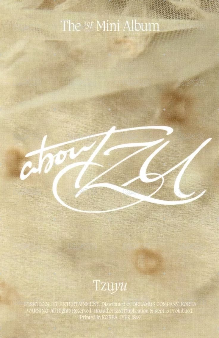 aboutTzu  專輯卡 預購 背面