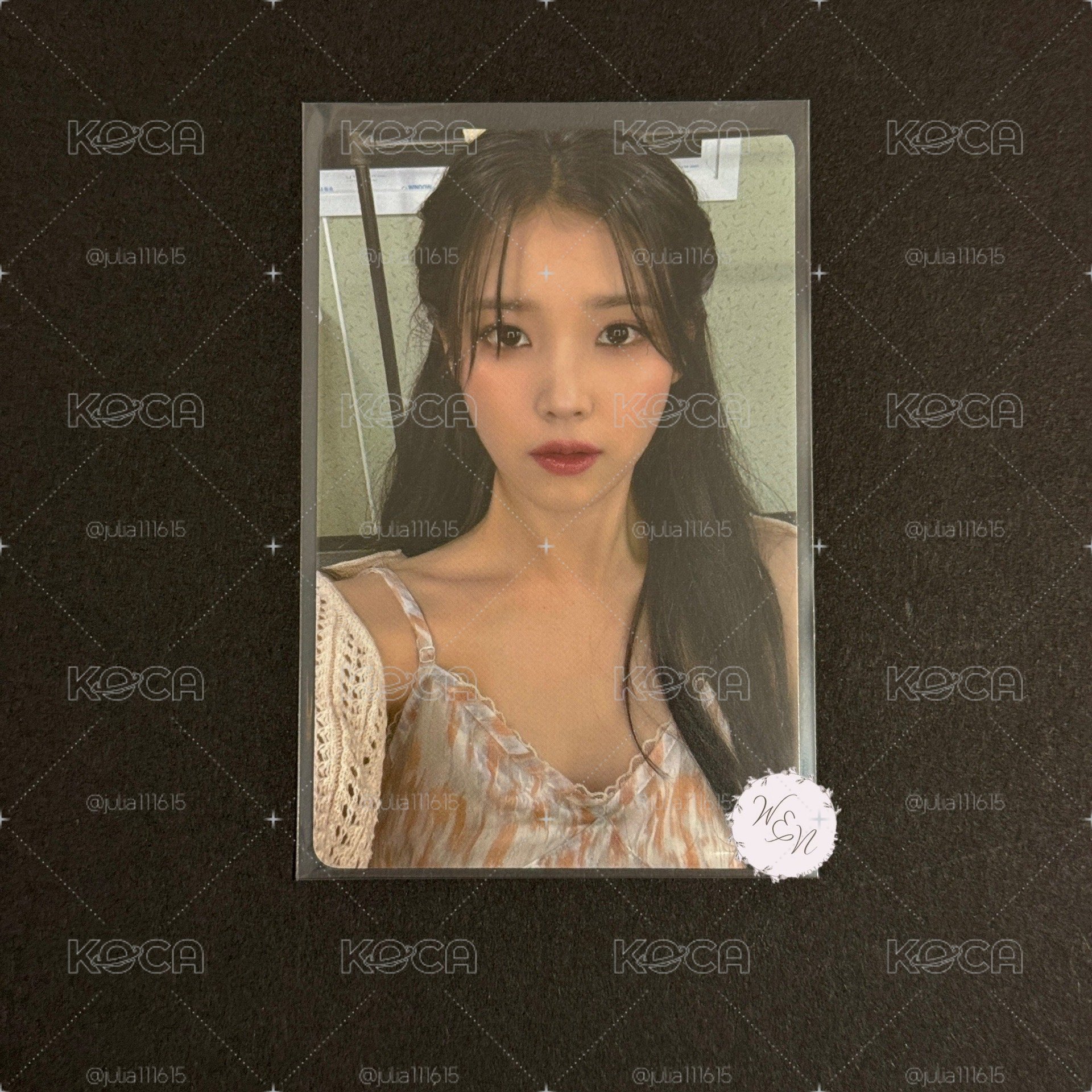 IU 李知恩 2023 音波戒指小卡