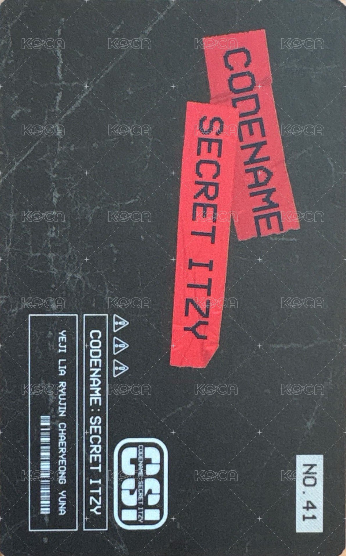 CSI 隨機卡 團卡 背面