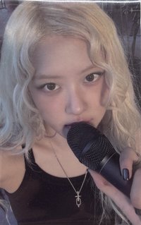 rosie 特典卡 Rosé  黑廠特典 麥克風肉