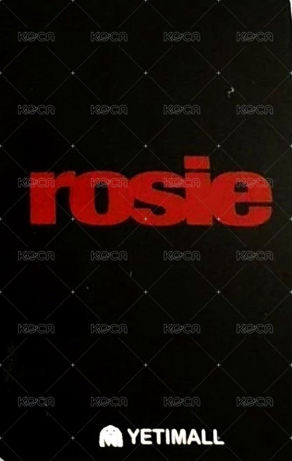 rosie yeti 幸運卡  背面