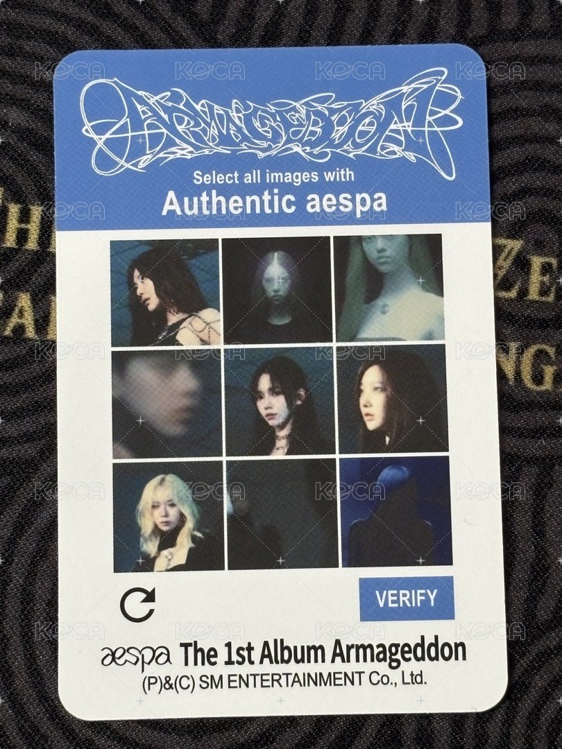 Armageddon 專輯卡 Zine版吉 背面