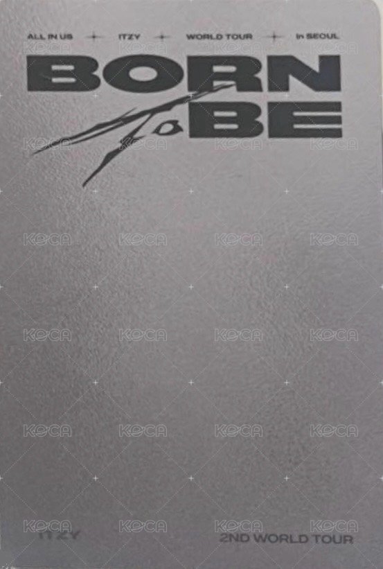 BTB 世巡 k4 特典卡 首爾場 DVD 背面
