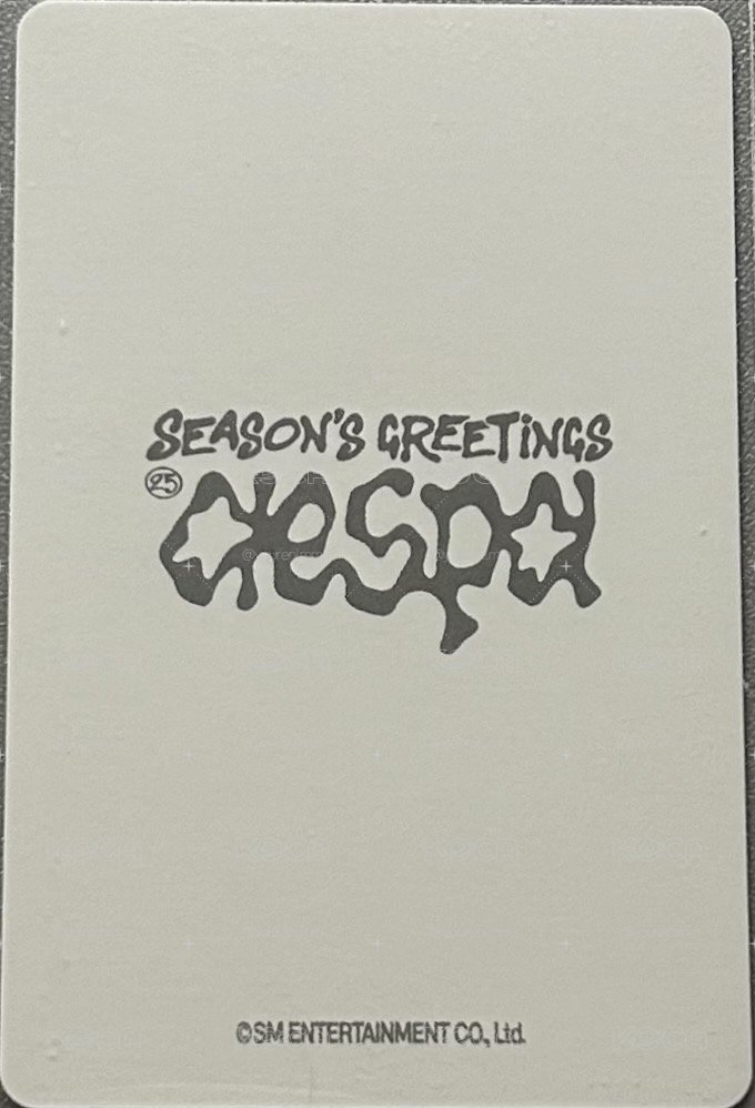 aespa 年曆固配卡 吉