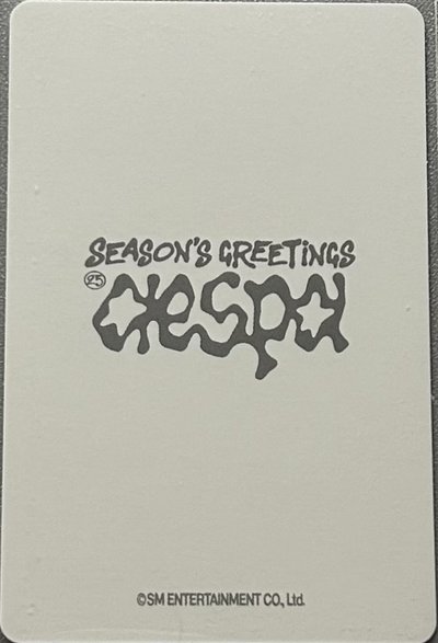 aespa 年曆固配卡 吉