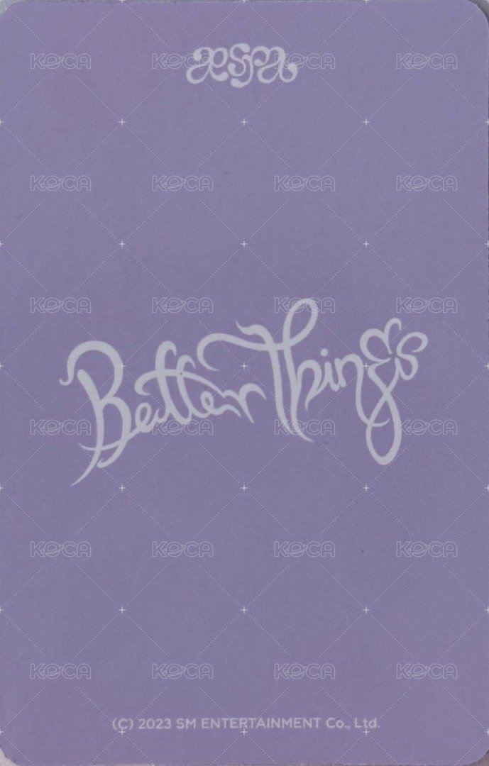 Better Things 隨機卡 官拍吉 A1 背面