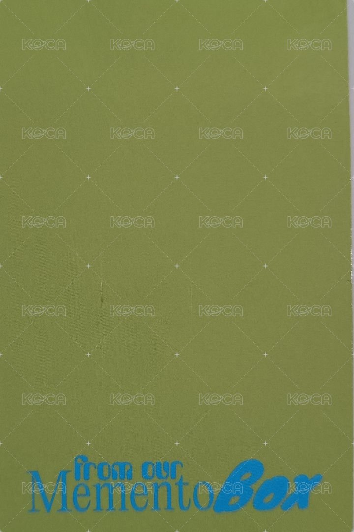 from our Memento Box 專輯卡 迷五 Weverse版知宣 背面