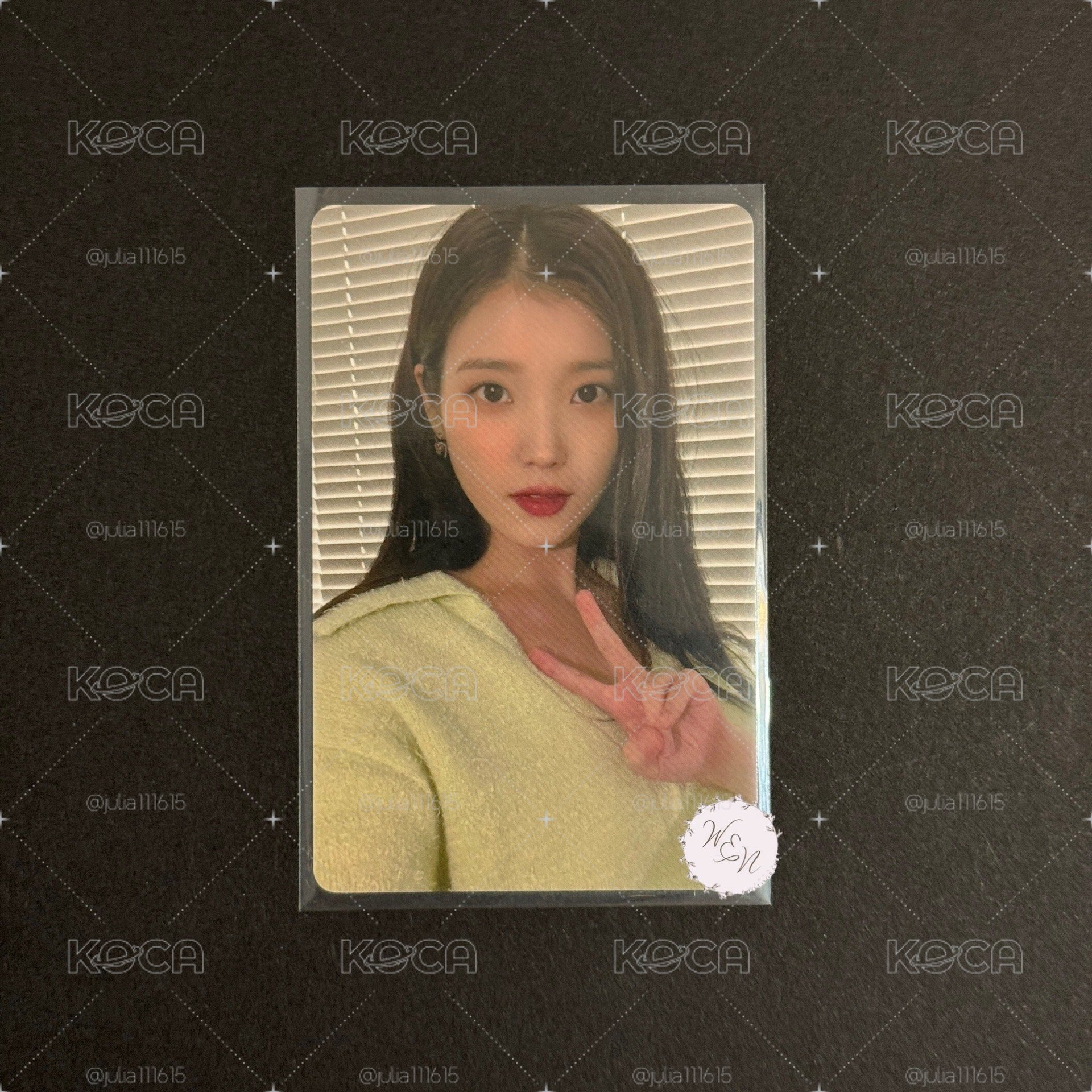 IU 李知恩 2023音波戒指小卡