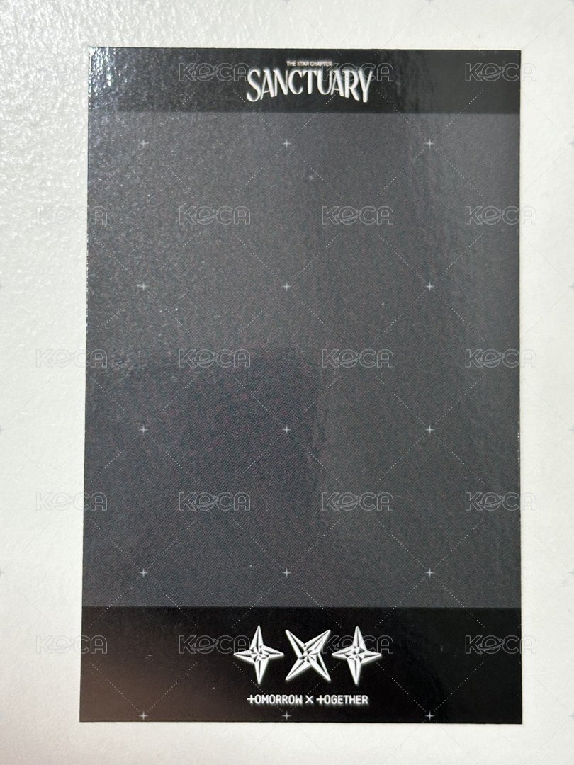 迷七 am 特典卡 TXT迷七 特典 休寧凱 背面