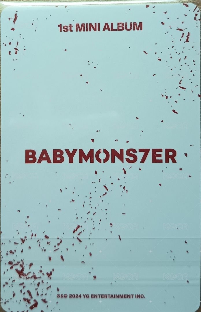 BABYMONS7ER 專輯卡 PB版專卡 Chiquita 背面