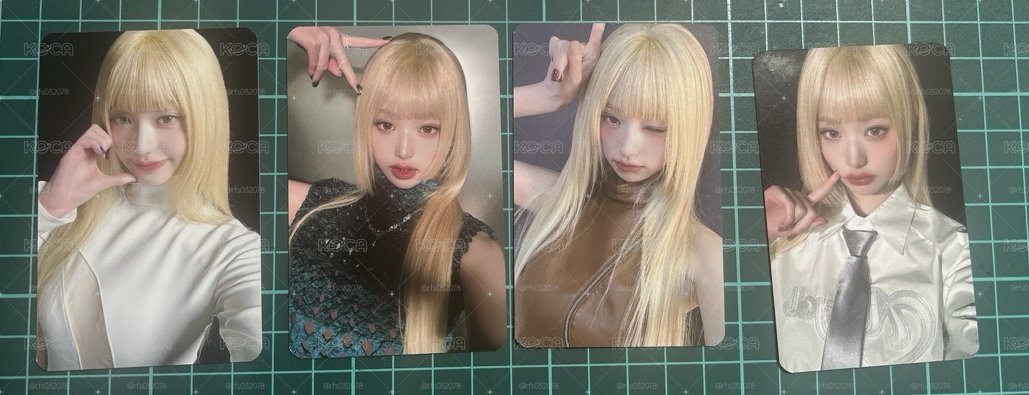 IVE員瑛Hapa Kirstin隱眼代言卡