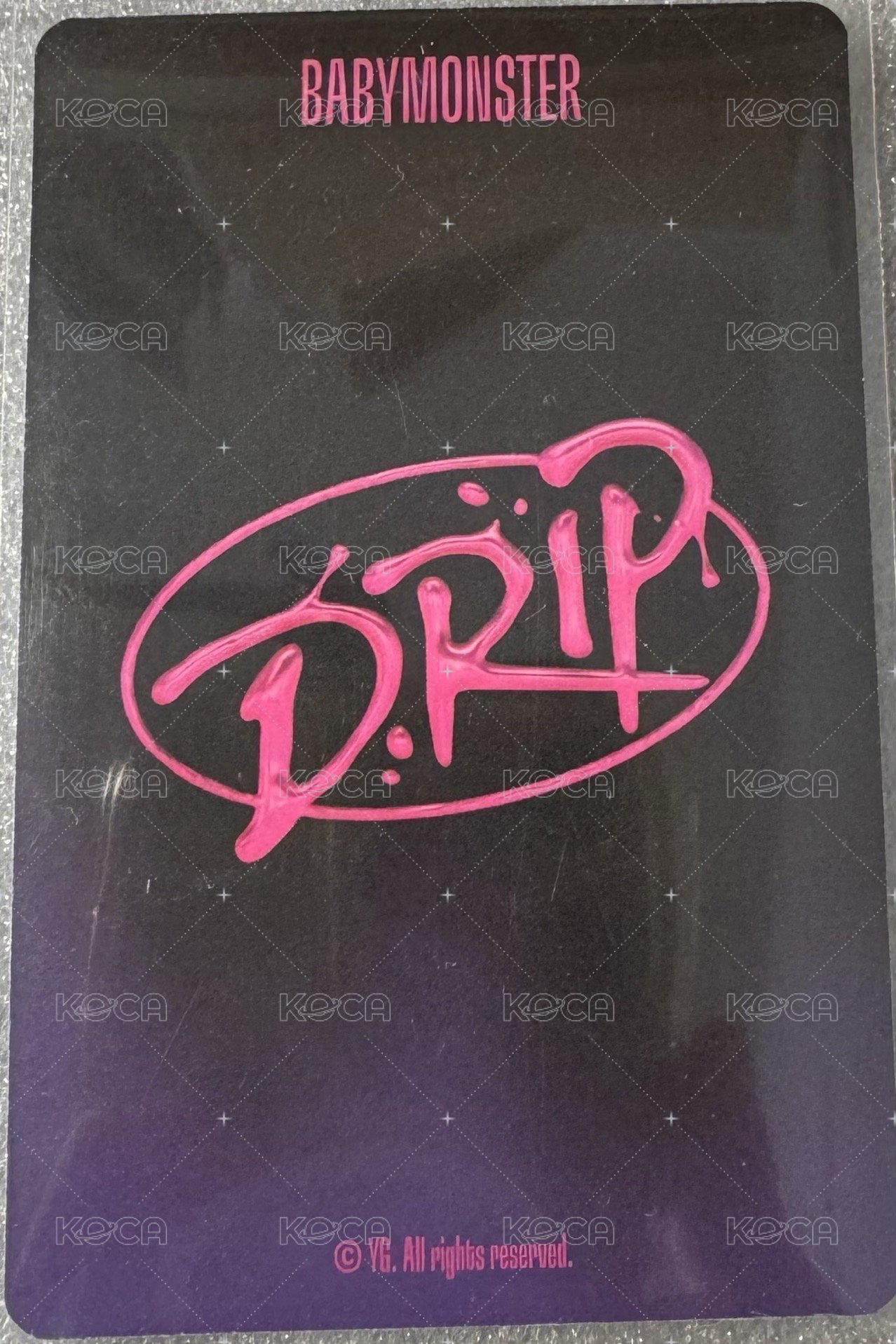 DRIP yg 滿額卡 DRIP 快閃滿額卡 角 背面