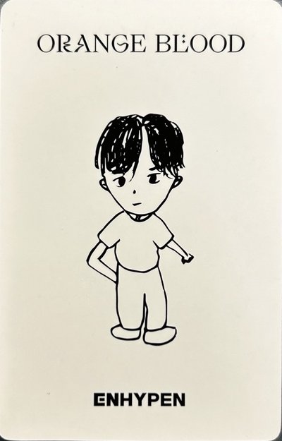 ENHYPEN 一直娛簽售元 手繪卡背