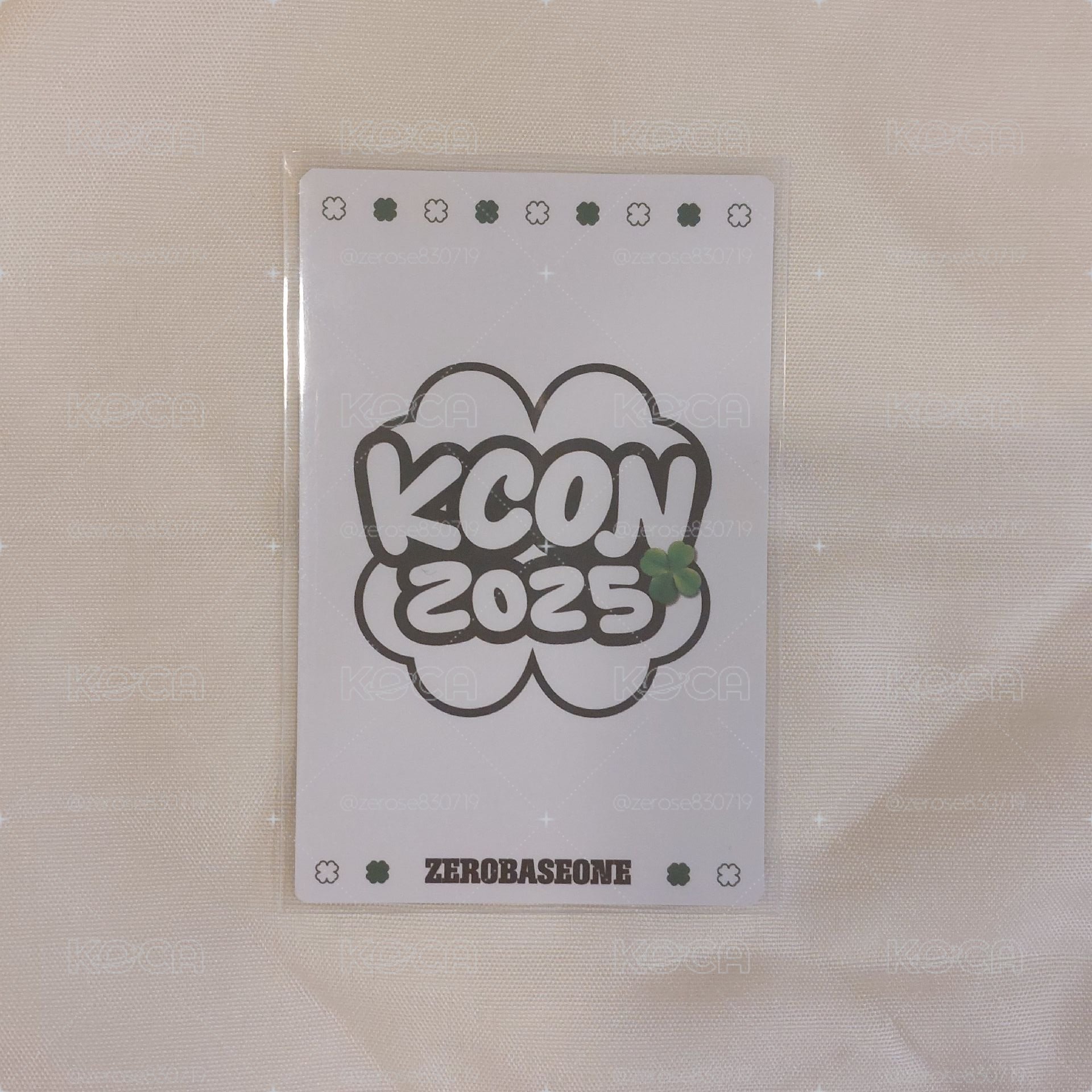 ZEROBASEONE KCON JAPAN 2025 TRADING CARD SEOK MATTHEW