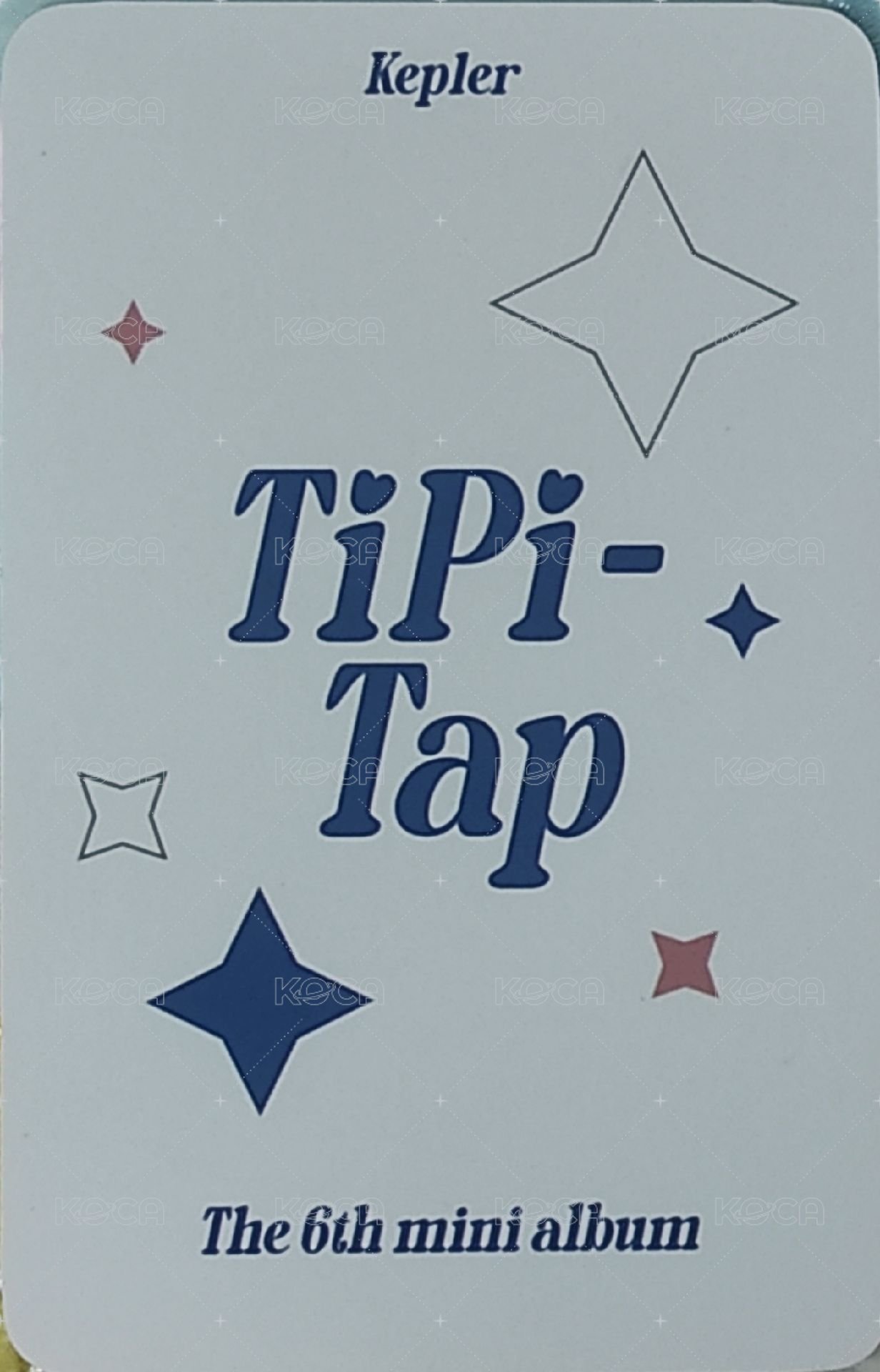 TIPI-TAP 專輯卡 Kep1er 迷六 PLVE版 娟官拍卡 背面