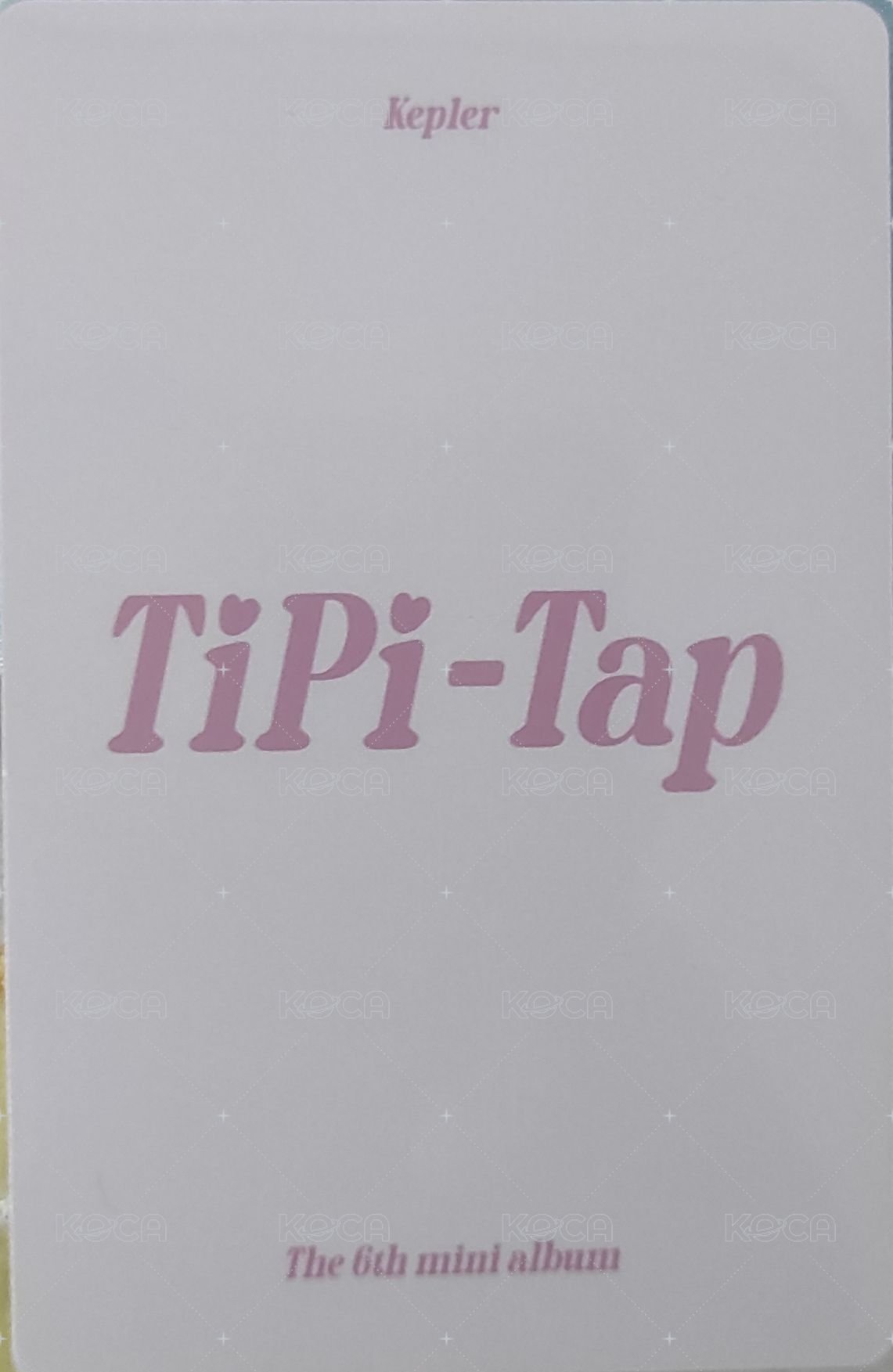 TIPI-TAP 專輯卡 Kep1er 迷六粉版 炫專卡 背面