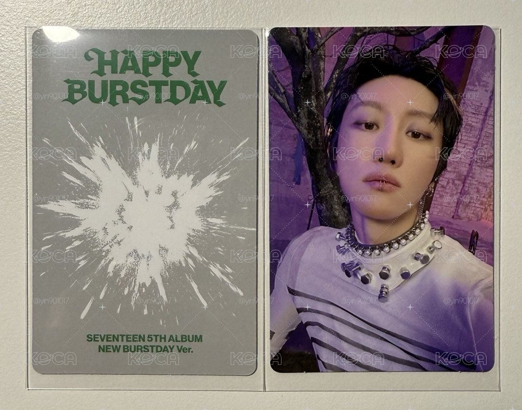 The 8 正規五 專輯卡 NEW BURSTDAY Ver.