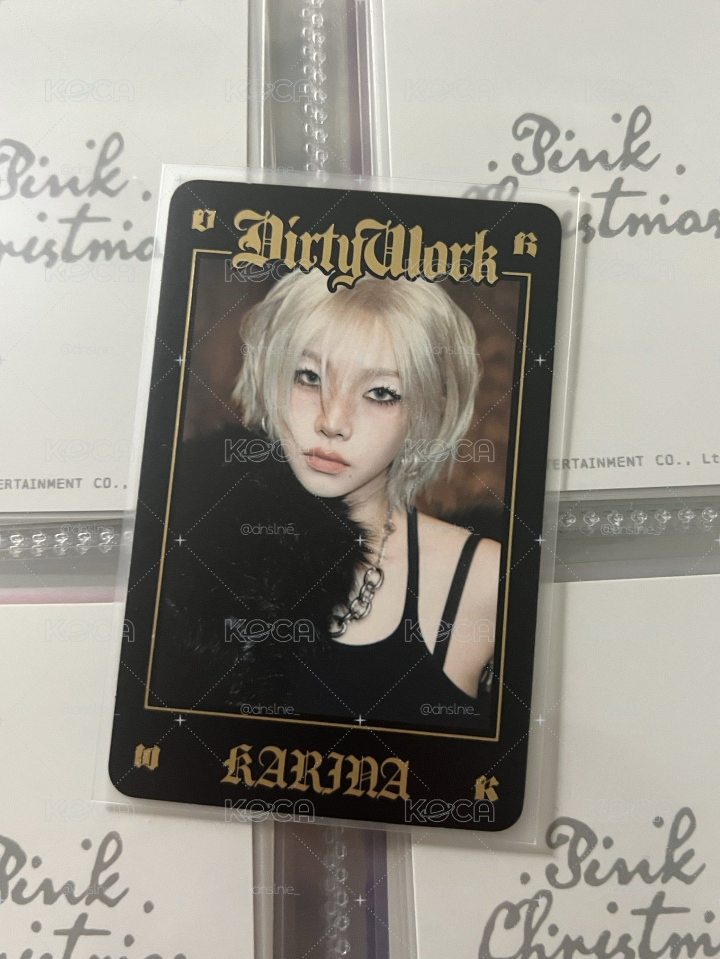 Dirty Work快閃隨機小卡金版柚