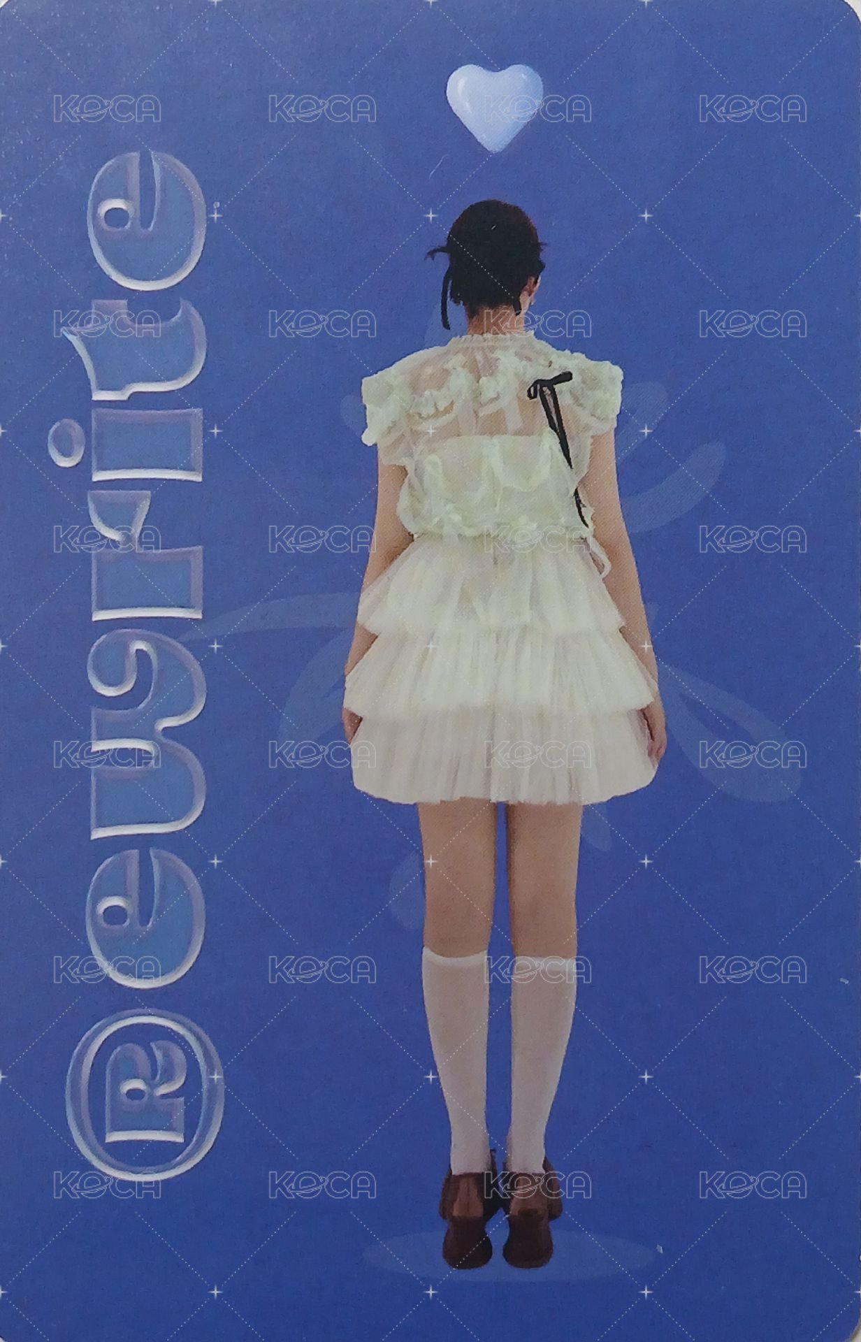 rewrite 專輯卡  背面