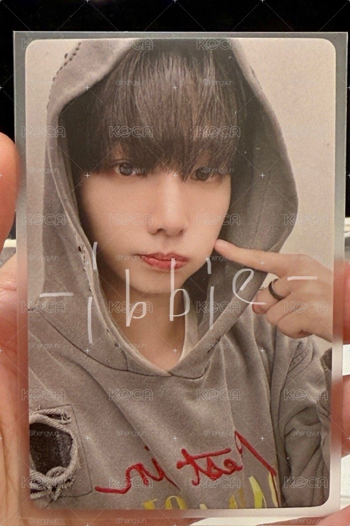 BOYNEXTDOOR 明宰鉉 why yzy1.0 一直娛1.0 中文卡背