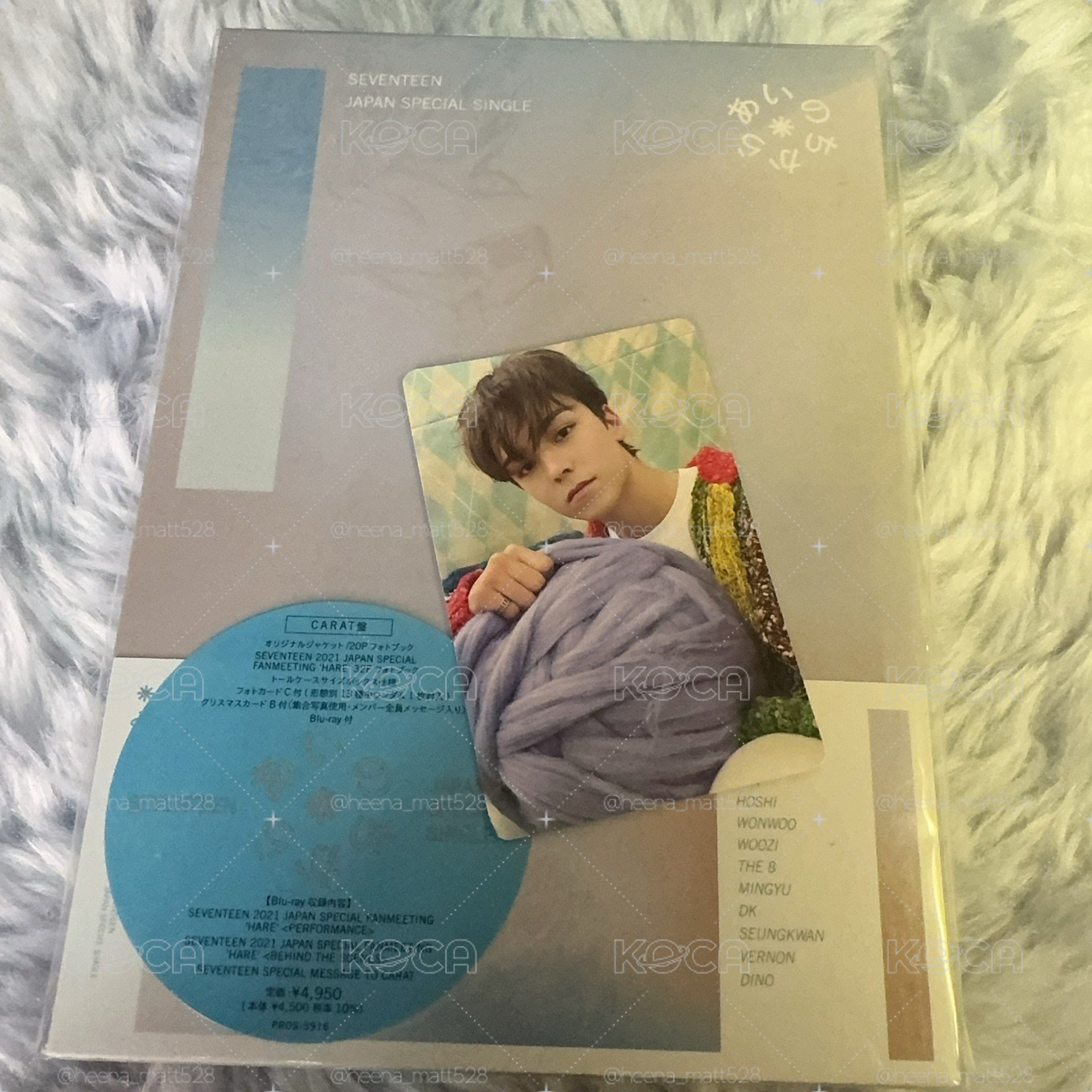 Seventeen Power of Love 克拉盤 Vernon