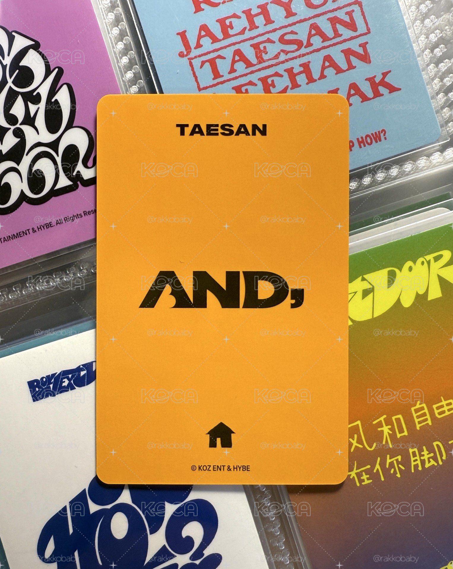❇️ AND, 日專 隨機卡 漢東旼