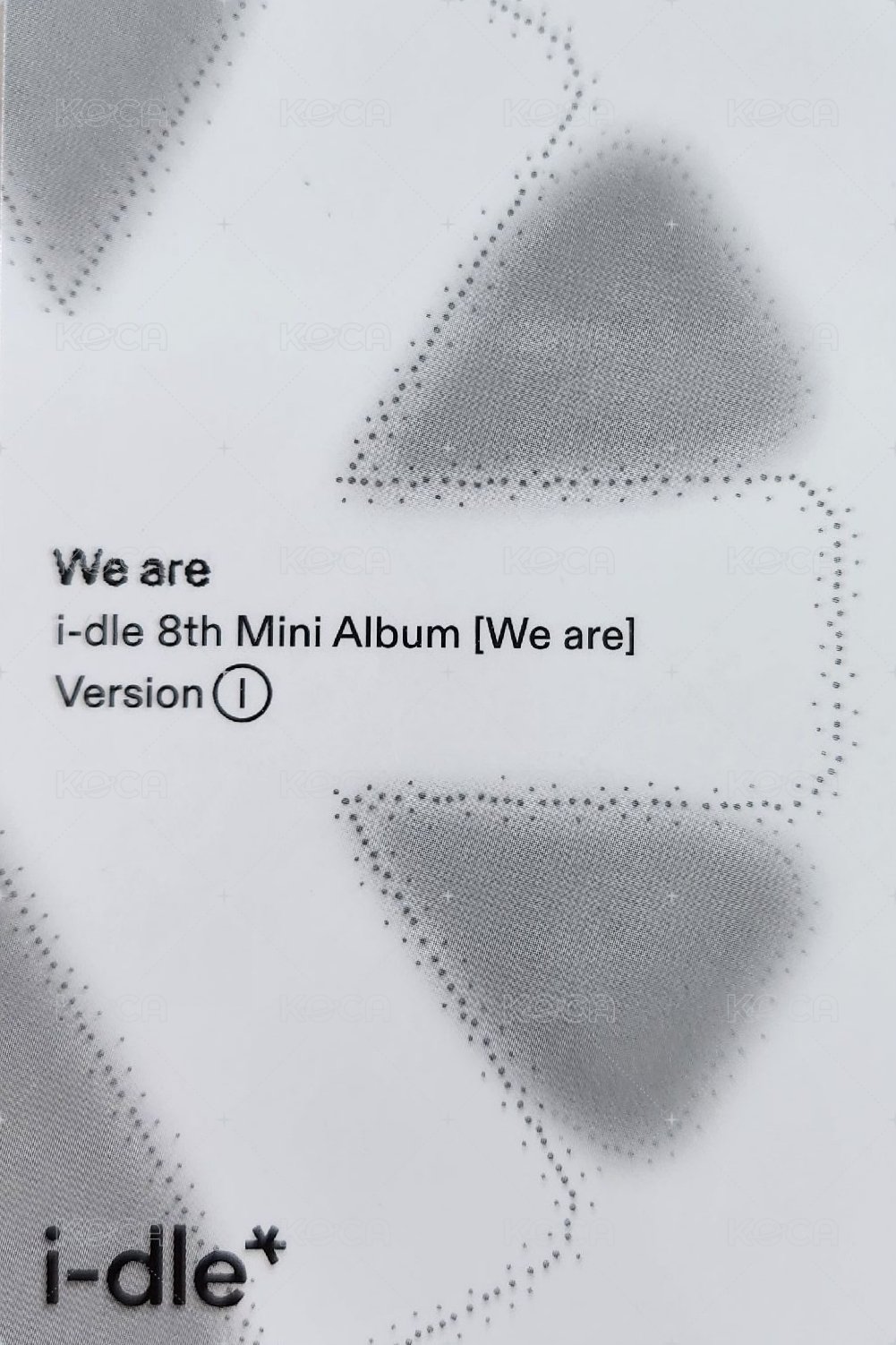 We are 專輯卡 I ver. 專卡-刷 背面