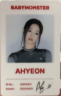 24’FM yg 周邊卡 吊牌卡