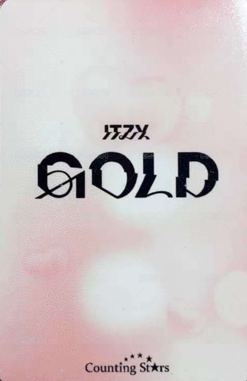 GOLD 數星星 廣州 簽售卡 中簽卡 背面