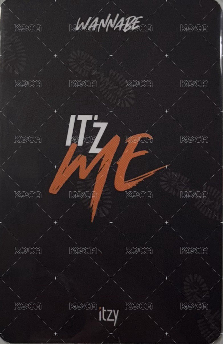 IT'z ME 專輯卡  背面