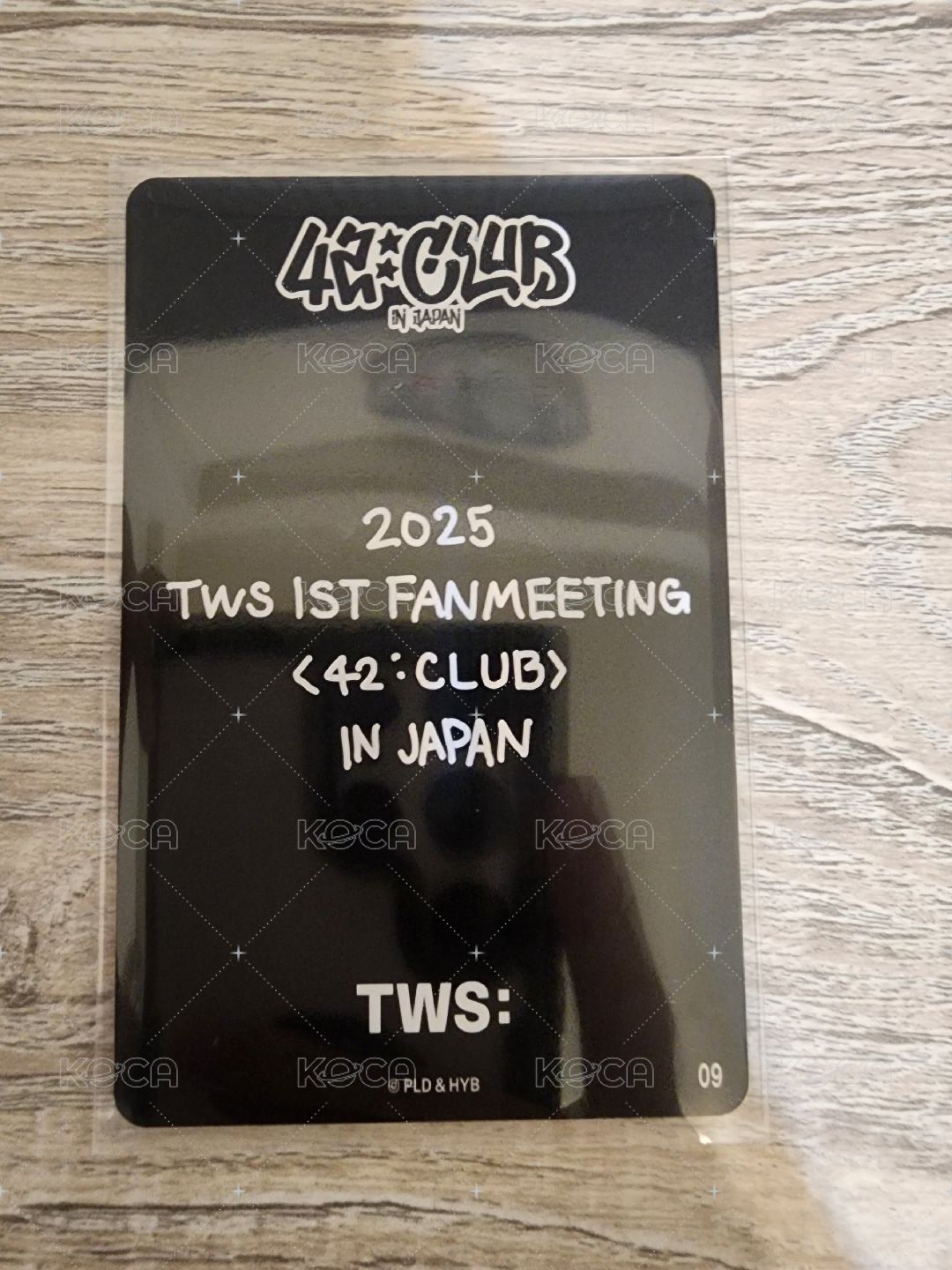 周邊卡 英宰日巡隨機卡 背面