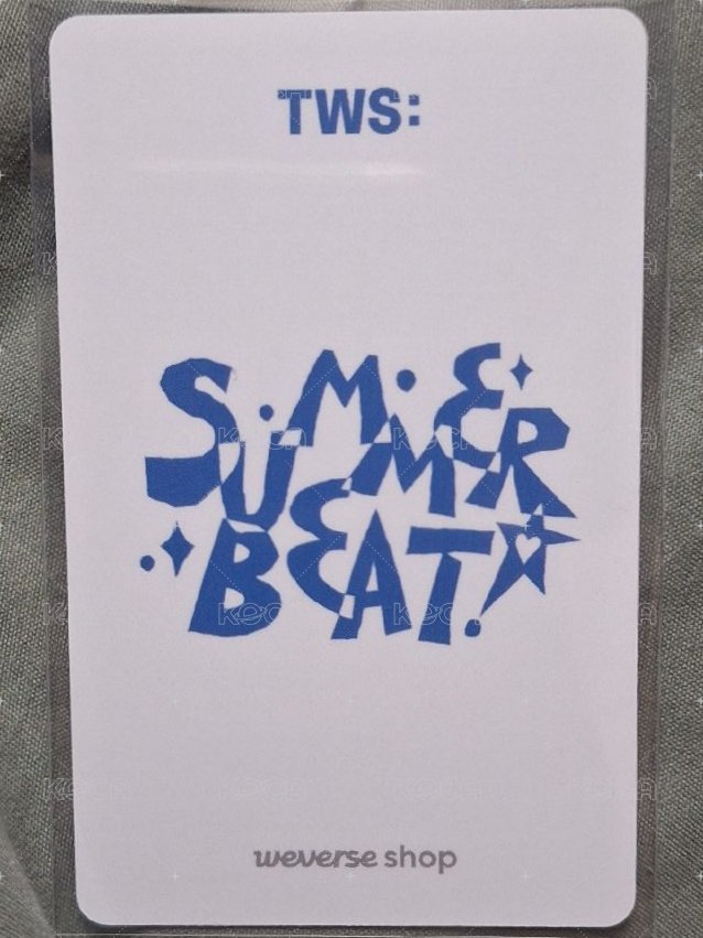 SUMMER BEAT! wvs Fan party 特典卡  背面
