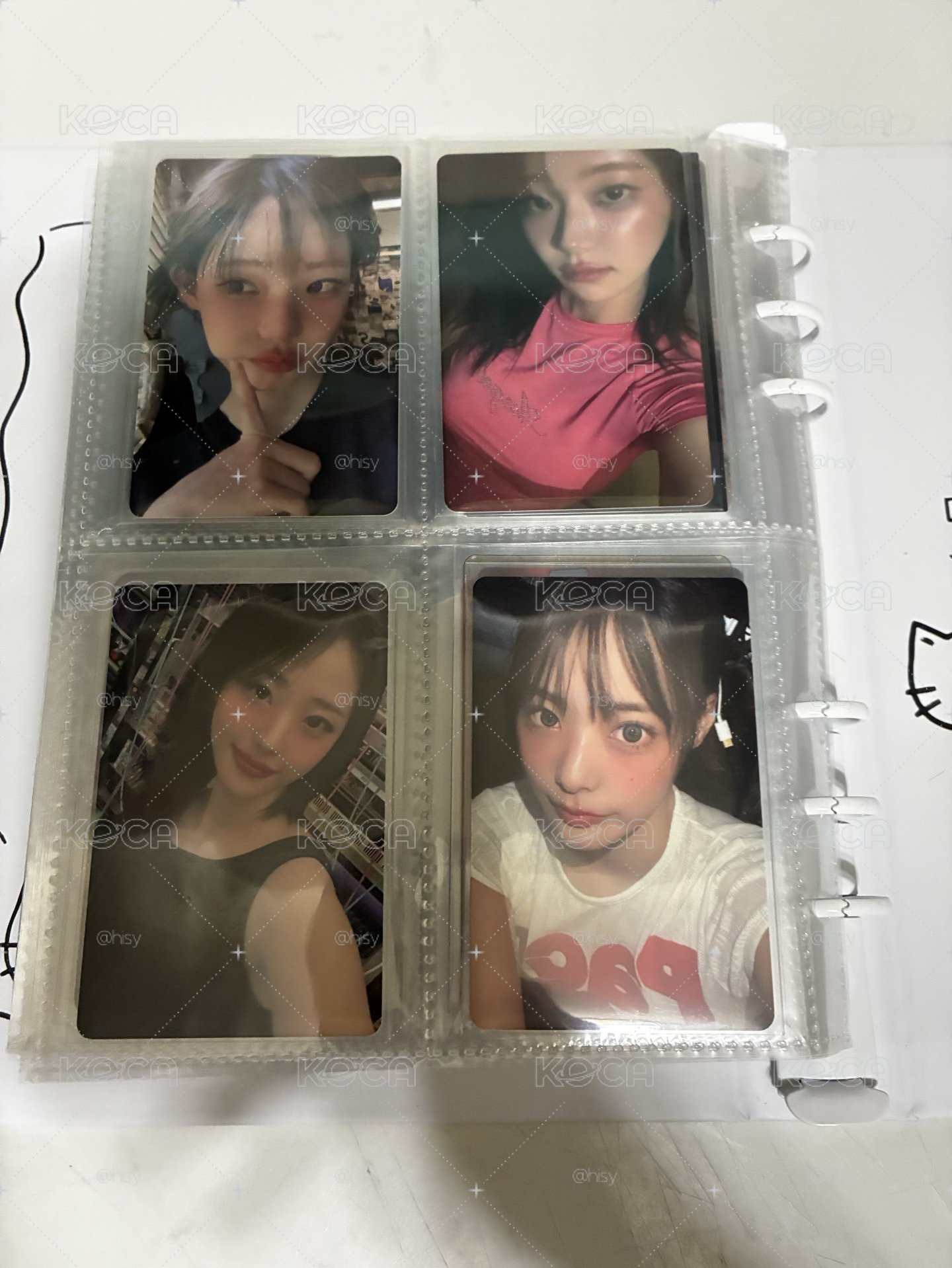 qwer專輯卡4張
