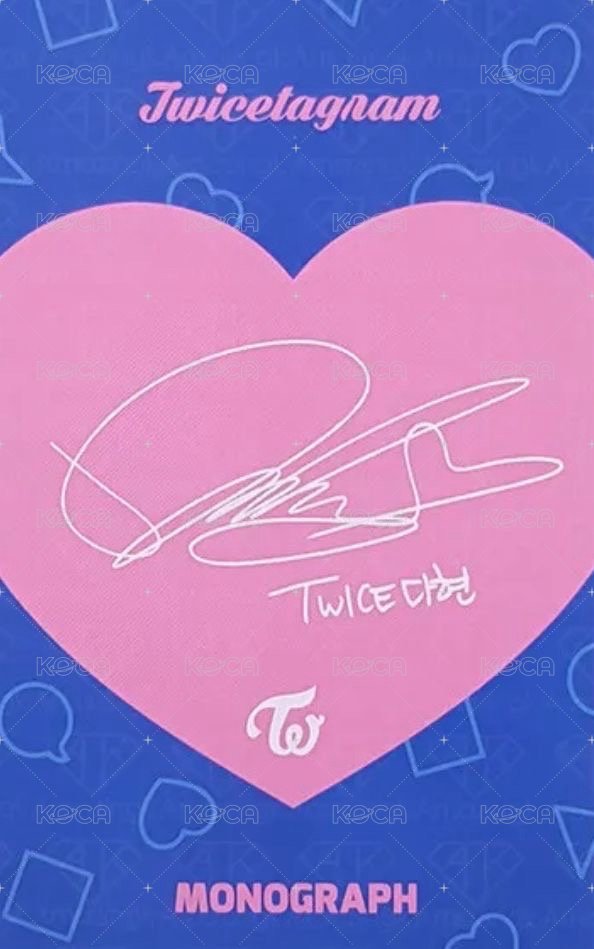 Twicetagram 周邊卡 TWICE 多賢 LIKEY 花絮小卡 背面