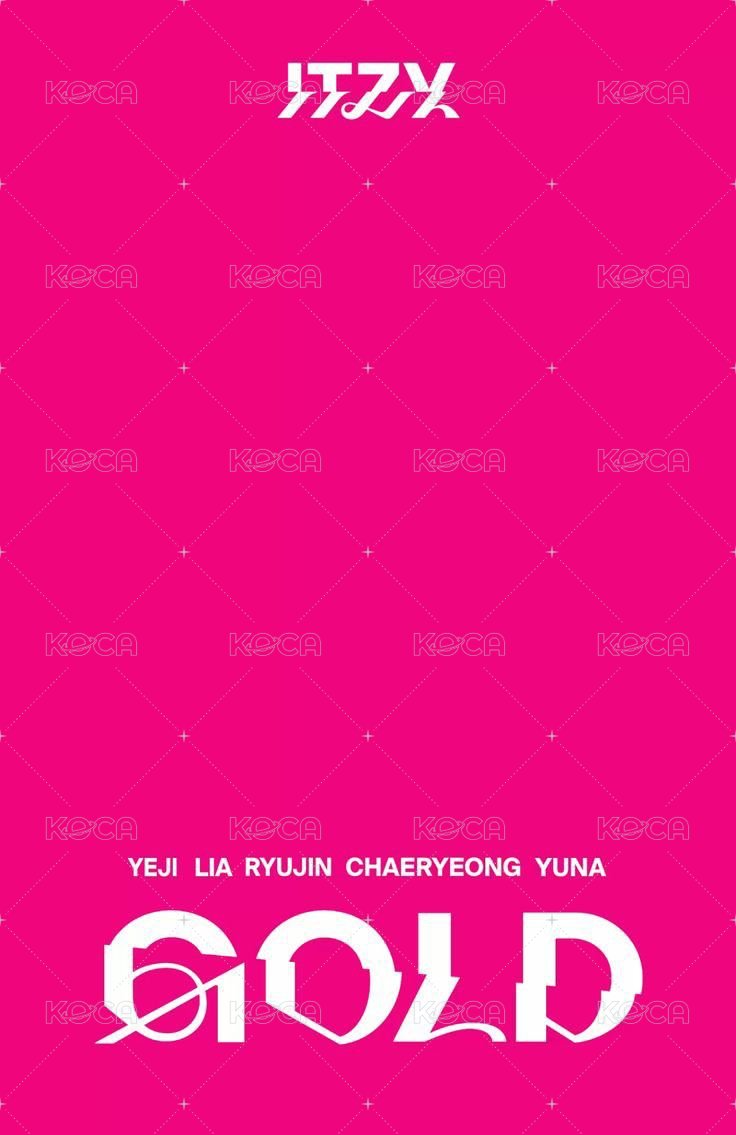 GOLD jyp 特典卡 預售 背面