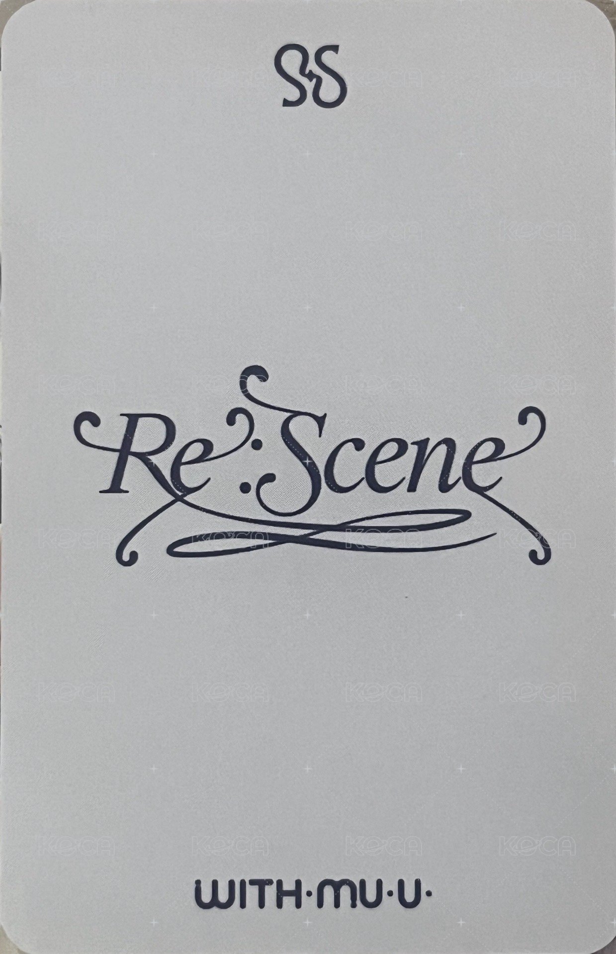 Re:Scene wm 幸運卡  背面