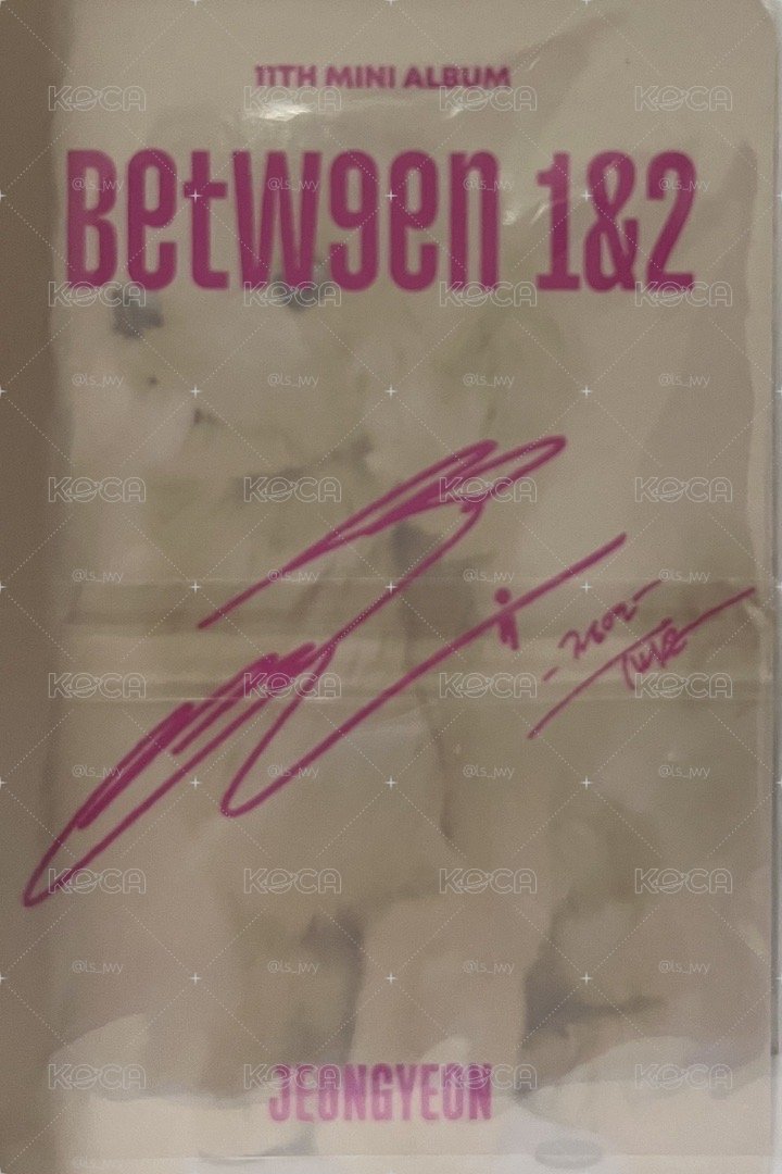 TWICE 定延 BETWEEN 1&2 專卡