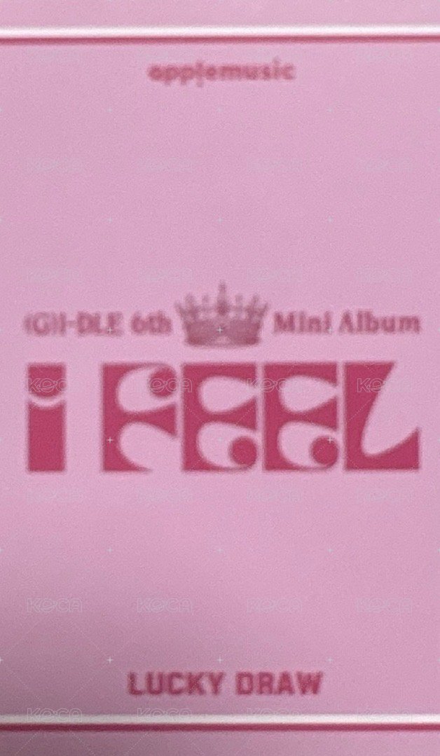 I feel am 特典卡 1.0-妮 背面