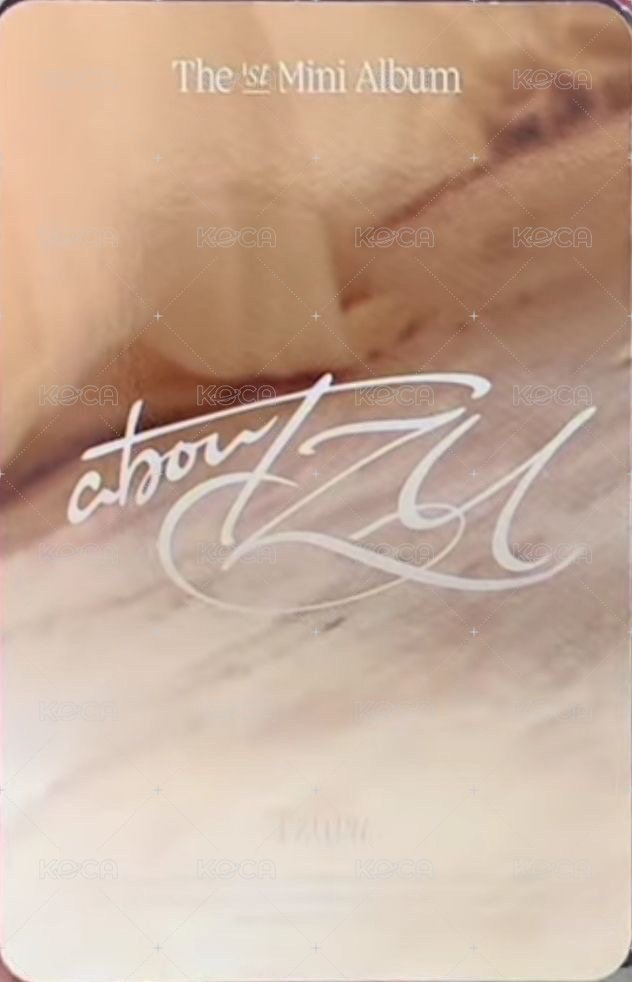 aboutTzu  bn 特典卡  背面